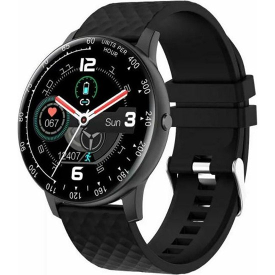 Αδιάβροχο Smartwatch - Bluetooth ESDRAS SW27 σε μαύρο χρώμα
