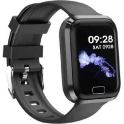Smartwatch Fitness Tracker Heart Rate Monitor Android-IOS Red - A6 - OEM