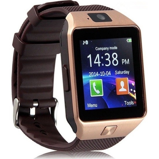 OEM Smartwatch DZ09-GR Ροζ Χρυσό