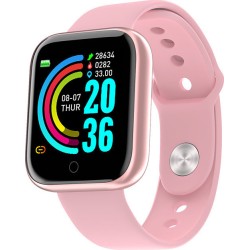 Y68 Smart Watch -Fitness Tracker Pink