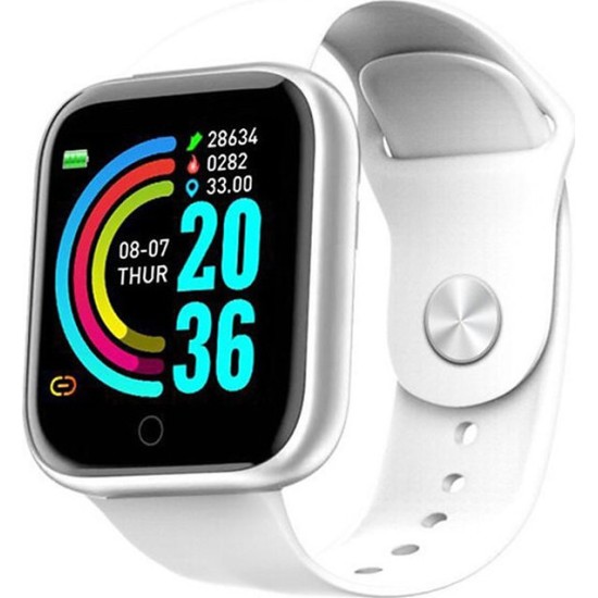 Y68 Smart Watch -Fitness Tracker White