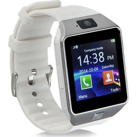 OEM Smartwatch DZ09-GR Λευκό