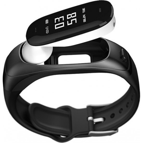 SmartWatch & Ακουστικό Bluetooth - Fitness Bracelet με Μετρητή Καρδιάς, Αρτηριακής Πίεσης, Ύπνου, Οξύμετρο – Μαύρο H109 SmartWatch & Ακουστικό Bluetooth - Fitness Bracelet με Μετρητή Καρδιάς, Αρτηριακής Πίεσης, Ύπνου, Οξύμετρο – Μαύρο H109