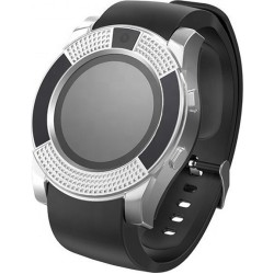 Smartwatch Mε Oθόνη Aφής EZRA SW07 και κάρτα SIM Ασημί