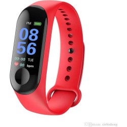 Έξυπνο Ρολόι Smart Bracelet Bluetooth Smartwatch Με Καταγραφή Βημάτων, Ύπνου + Καρδιακών Παλμών ΟΕΜ Μ3 Μπλε