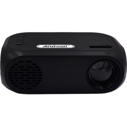 Mini Προβολέας LED HD 800Lumens USB HDMI Andowl QHD100 - Μαύρο