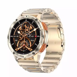 AK59 Smartwatch με Παλμογράφο (Gold)
