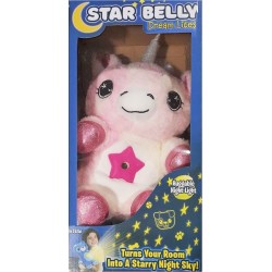 Λούτρινο Αρκουδάκι Unicorn Pink/White Plush Toy Huggable Night-Light (oem)