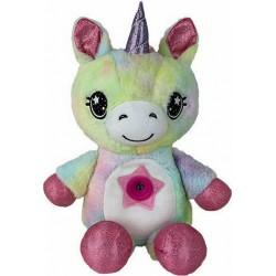 Λούτρινο Unicorn Πολύχρωμο με φως