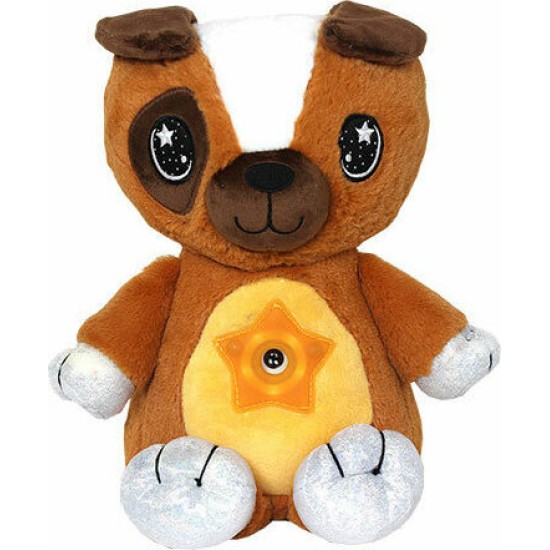 Starry Teddy Προτζέκτορας Αστεριών, Σκυλάκι 30cm & Νυχτερινό Φωτιστικό LED Νανουρίσματος - Καφέ Starry Teddy Προτζέκτορας Αστεριών, Σκυλάκι 30cm & Νυχτερινό Φωτιστικό LED Νανουρίσματος - Καφέ