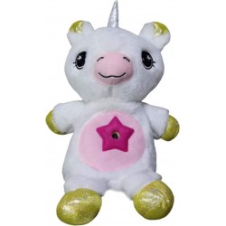 Λούτρινο Κουκλάκι Unicorn Λευκό - Φως Νύχτας