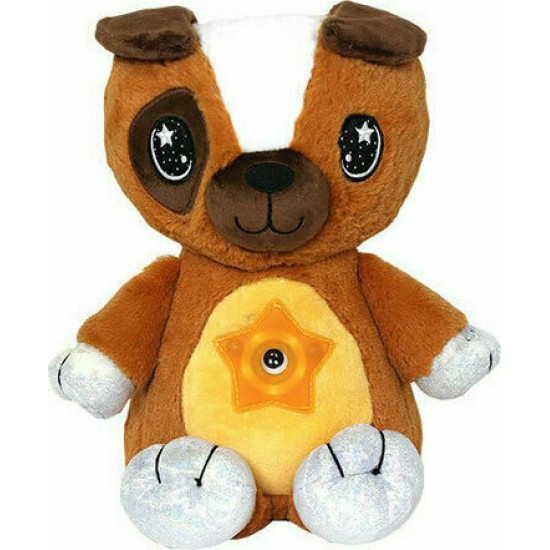 Παιδικό Φωτιστικό Projector Starry Teddy 3367-3 Καφέ