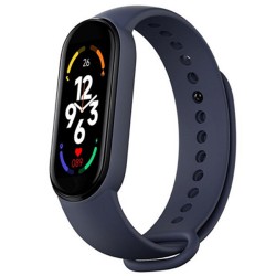 Smart Band Magnetic Activity Tracker με Παλμογράφο M7 Blue