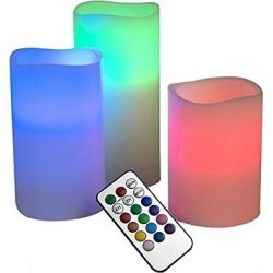 Κεριά luma candles με τηλεχειρισμό