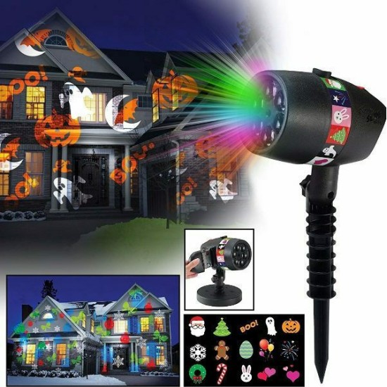 Χριστουγεννιάτικος Προβολέας Ρεύματος 17x10x19cm