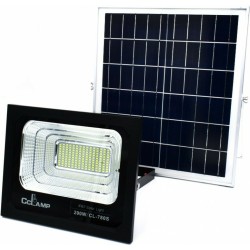 Ηλιακός Προβολέας 150LED Αλουμινίου 200W IP67 CcLamp CL-780s - Μαύρο