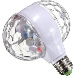 Πολύχρωμη Λάμπα Led Δωματίου για Ντουί (3W) RGB 270lm για Μοναδική Ατμόσφαιρα OEM - F8899