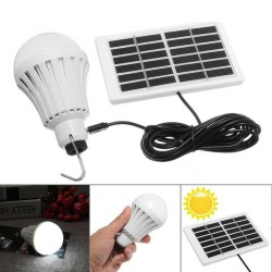 Φορητή Ηλιακή LED Λάμπα 5W USB