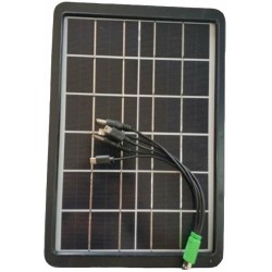 GD-100 Ηλιακός Φορτιστής Φορητών Συσκευών 8W με σύνδεση USB (15909)