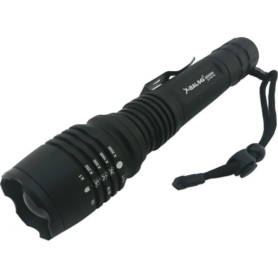 Επαναφορτιζόμενος φακός BAILONG BL-P08-P50 21cm