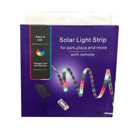 Ταινία LED με τηλεχειριστήριο Solar light strip 10W