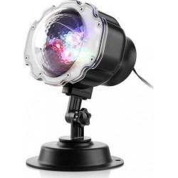 Νυχτερινός Χριστουγεννιάτικος Φωτισμός Lazer - Christmas Snow Flower Lamp Πολύχρωμο