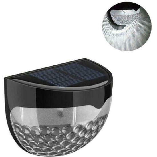 Σετ 2 Επιτοίχια Ηλιακά Φωτιστικά με Φωτοκύτταρο