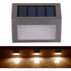 Solar Step Light Ηλιακό φωτιστικό εξωτερικού χώρου μεταλλικό επιδαπέδιο - επιτοίχιο oem