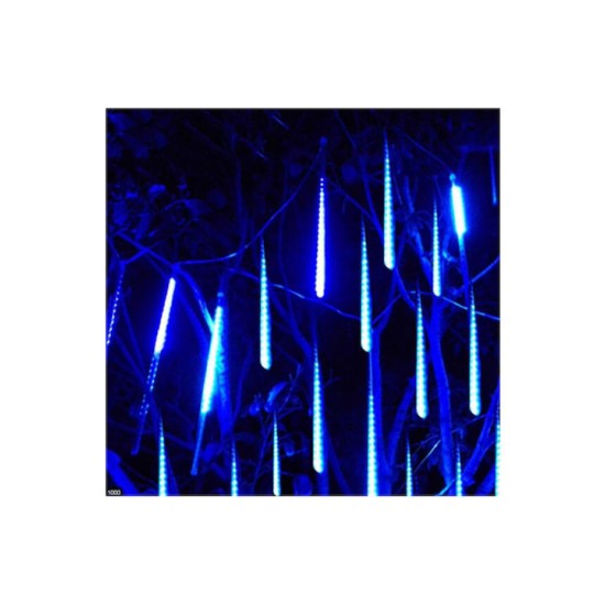 LED Βροχή Μετεωριτών 8 Τεμάχια x 47cm (Μπλε) LED Βροχή Μετεωριτών 8 Τεμάχια x 47cm (Μπλε)