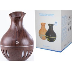 Συσκευή για Αρωματοθεραπεία Ultrasonic Dark Brown 2070-2 130ml