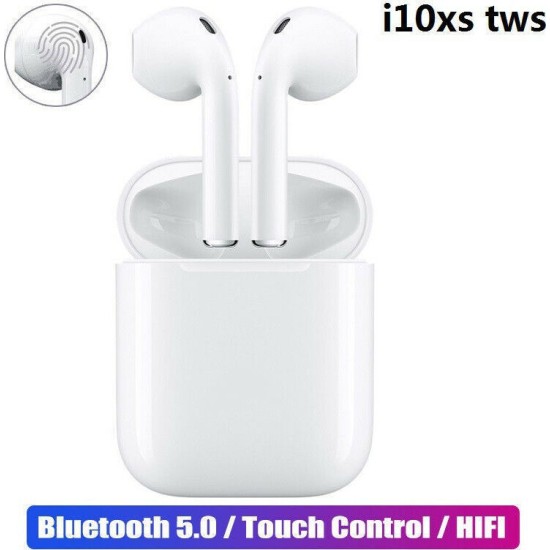 i10XS TWS Bluetooth 5.0 Wireless Earphone Touch Control Portable Headset Earbud for iPhone i10XS TWS Bluetooth 5.0 Wireless Earphone Touch Control Portable Headset Earbud for iPhone