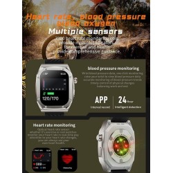 Smartwatch Z79 Max με Παλμογράφο (Πορτοκαλί)