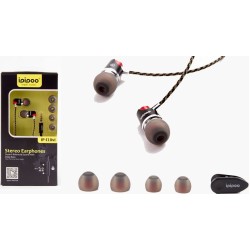 Handsfree iPiPoo by Awei iP-I10vi Black με κορδόνι