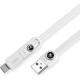 Remax Cutie Καλώδιο δεδομένων 3 σε 1 Lightning Type C Micro USB RC-073η
