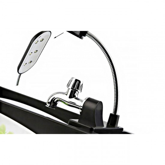 Ενυδρείο - μολυβοθήκη με ρολόι για το γραφείο Jeneca TG-03 - 1.5L