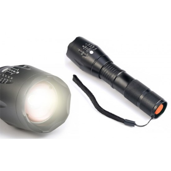Φακός Cree με 5 Λειτουργίες και Ζουμ ΟΕΜ Τaclight 48818 Φακός Cree με 5 Λειτουργίες και Ζουμ ΟΕΜ Τaclight 48818