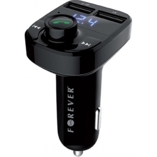 Forever TR-330 3-in-1: Dual USB Car Charger 3.1A + FM Transmitter + Bluetooth Car Kit Hands-free (Φορτίστε, Ακούστε, Μιλήστε) Forever TR-330 3-in-1: Dual USB Car Charger 3.1A + FM Transmitter + Bluetooth Car Kit Hands-free (Φορτίστε, Ακούστε, Μιλήστε)