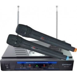  Ψηφιακή Συσκευή για Karaoke με Δύο Ασύρματα Μικρόφωνα WVNGR WG-007 DIGITAL VHF