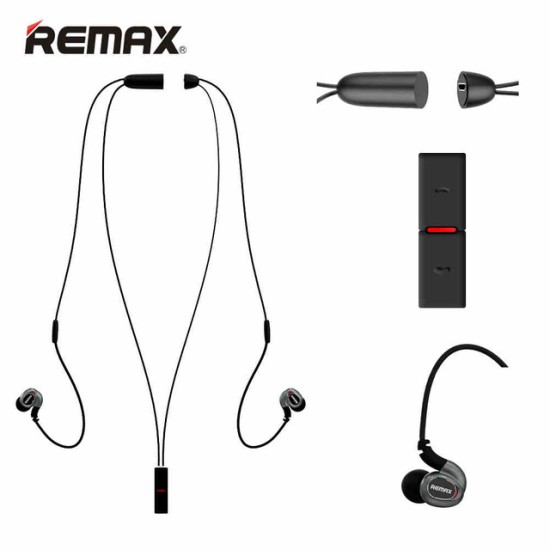 Ασύρματα ακουστικά Bluetooth κατάλληλα για άθληση - Remax RB-S8 Ασύρματα ακουστικά Bluetooth κατάλληλα για άθληση - Remax RB-S8