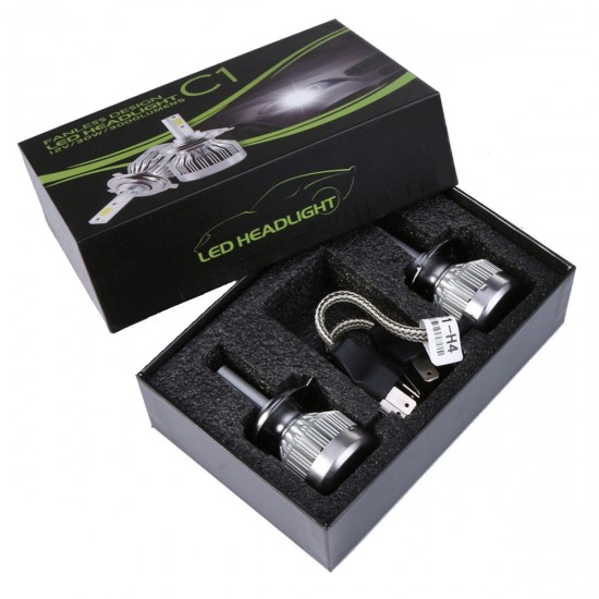 2 X 30W Η4 φώτα led αυτοκινήτου 12V/24V (60W 6000LM) Car LED COB Headlight Bulbs Lamps C1 2 X 30W Η4 φώτα led αυτοκινήτου 12V/24V (60W 6000LM) Car LED COB Headlight Bulbs Lamps C1