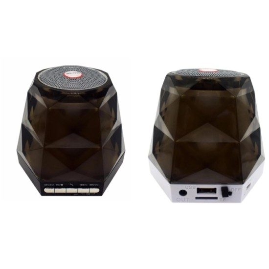Μίνι Ασύρματο Επαναφορτιζόμενο Led Ηχείο Bluetooth WS-1810