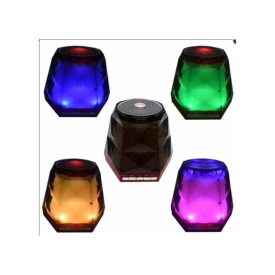 Μίνι Ασύρματο Επαναφορτιζόμενο Led Ηχείο Bluetooth WS-1810
