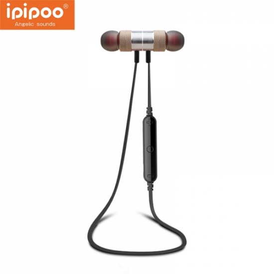 Wireless Sports Bluetooth Headset – Ipipoo IL92BL Χρυσό Wireless Sports Bluetooth Headset – Ipipoo IL92BL Χρυσό