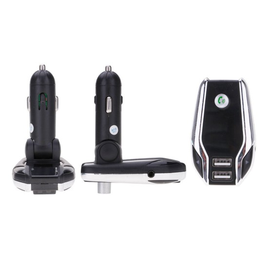 X8 Plus Hands free Wireless Car Kit Bluetooth FM Transmitter