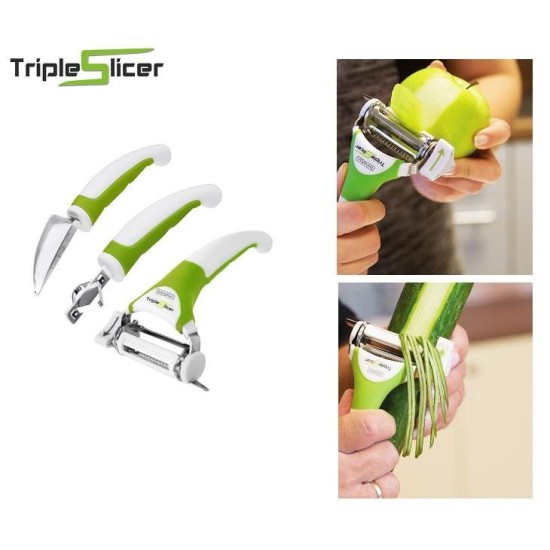 Σετ Εργαλειών Κουζίνας - Triple Slicer TV - Έξυπνος Πολυκόφτης Λαχανικών Σετ Εργαλειών Κουζίνας - Triple Slicer TV - Έξυπνος Πολυκόφτης Λαχανικών
