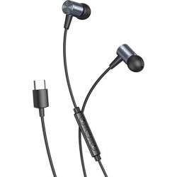 Handsfree Ακουστικά Awei TC-1 για Type-C (Μαύρο)