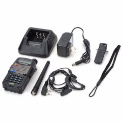 ΑΣΥΡΜΑΤΟΣ ΠΟΜΠΟΔΕΚΤΗΣ DUAL BAND VHF/UHF ΜΕ ΜΙΚΡΟΑΚΟΥΣΤΙΚΟ HANDS FREE 5.8W UV-5RA BOAFENG