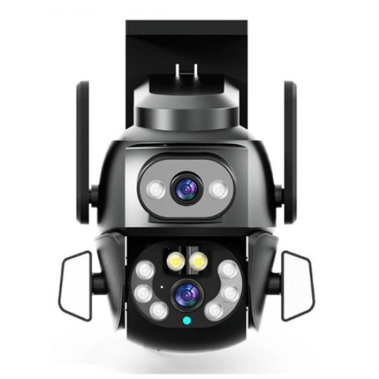 Andowl Q-S800 CCTV Κάμερα Παρακολούθησης Wi-Fi 4K Αδιάβροχη με Αμφίδρομη Επικοινωνία σε Μαύρο Χρώμα Andowl Q-S800 CCTV Κάμερα Παρακολούθησης Wi-Fi 4K Αδιάβροχη με Αμφίδρομη Επικοινωνία σε Μαύρο Χρώμα