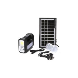 Ηλιακό Σύστημα Φωτισμού LED με 3 Λάμπες GDLite GD-8006A