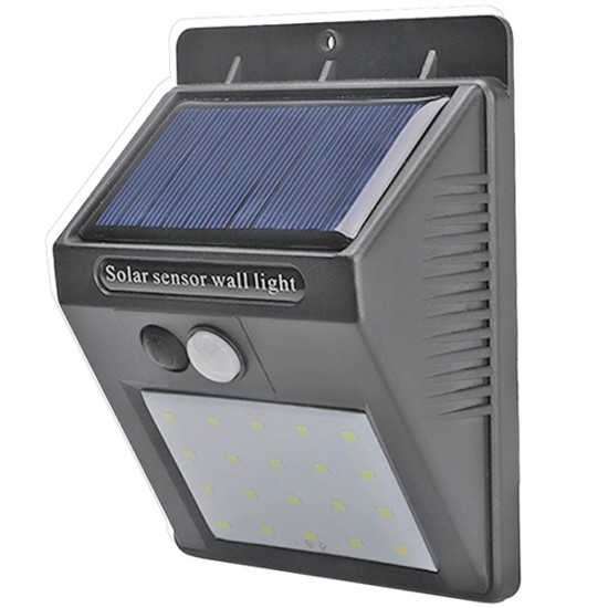 20 - LED Bulbs Solar Sensor Light Radar Sensor for Outside Wall Garden Lamp ηλιακό πάνελ